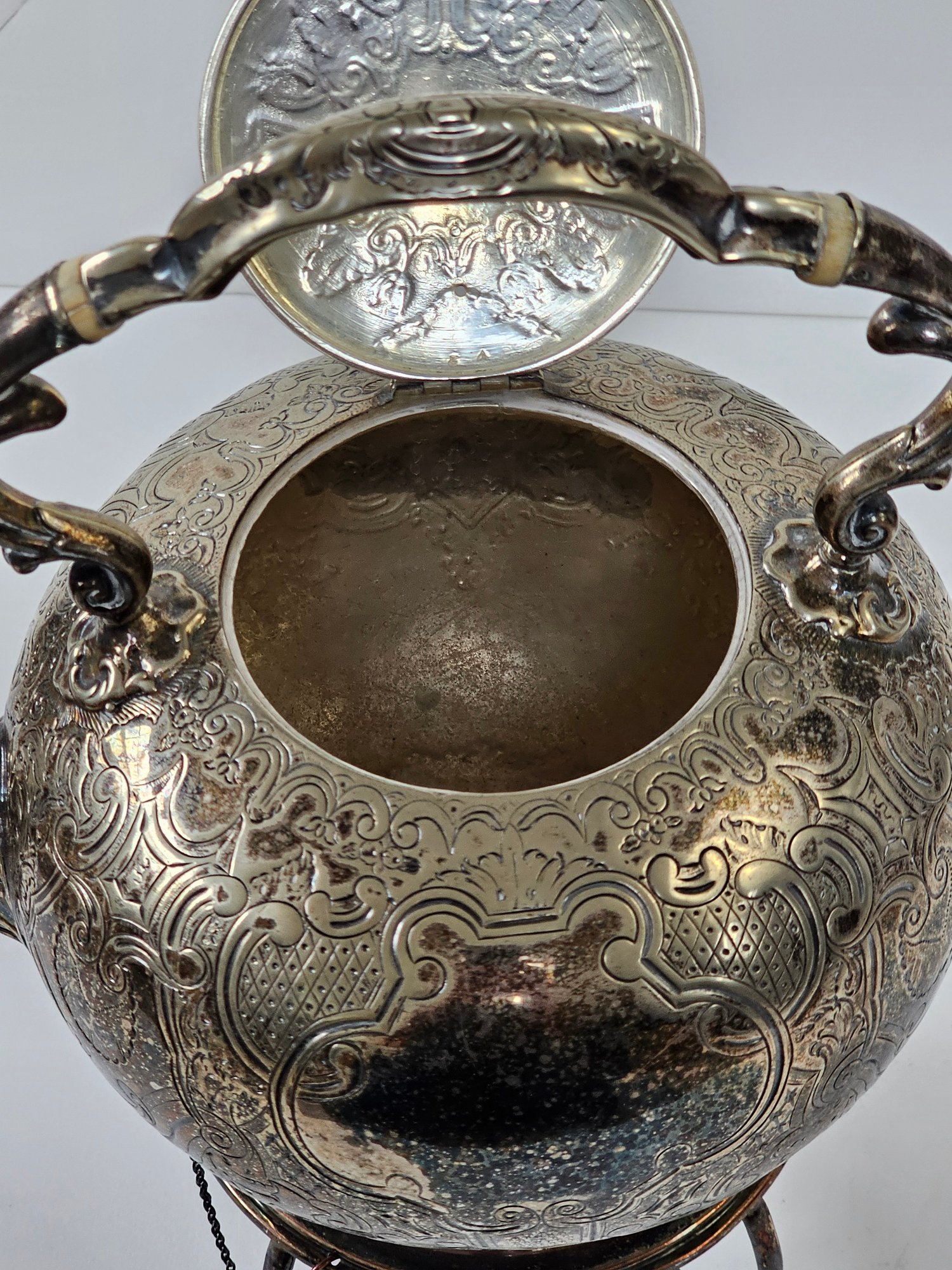 Tea Pot Key Antique, English Tilting Tea Pot With Hinge Keys #5169 | Auctionninja.com