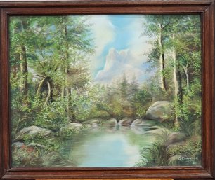 Gorgeous, Original Pastel Signed, G. Chandler