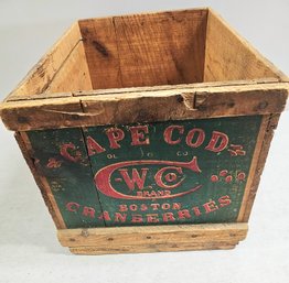 Best Cape Cod Cranberries Wooden Crate We Have Seen!