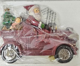 Lighted Santa Christmas Car Decoration