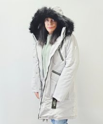 Women's Guess, Hooded Winter Parka Jacket