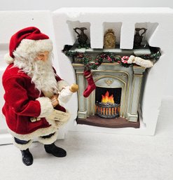 Kurt S. Adler Fabriche' Masterworks Santa