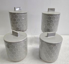 4 Piece Modern Canister Set