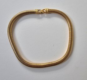 Trifari, Thick Snake Chain Necklace