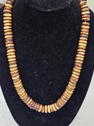 Vintage, Handmade, Tibetan Yak Bone Necklace