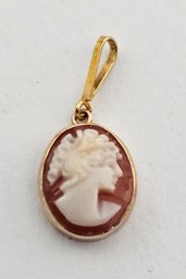 Small, 14k Signed Cameo