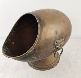 Unusual, Antique Fireplace Coal Hod Or Ash Receptacle