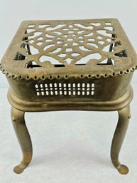 1880s Victorian Brass And Iron Footman