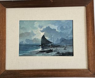Reinaldo Manzke (1906-1980) Original Oil Painting On Board - Signed
