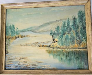Oscar Keen (1867 - 1949) Oil On Board Original