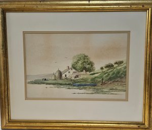 Original Watercolor Signed By The Artist
