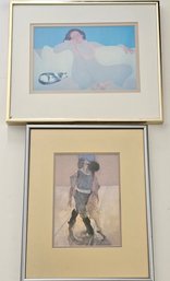 Lot Of 2 Colorful Art Prints