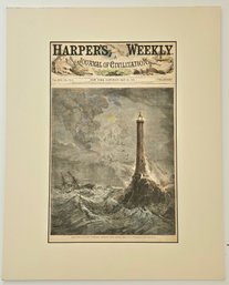 Original, Hand Colored Cover From Harper's Weekly