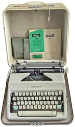 Olympia De Luxe Mid Century Typewriter With Case And Extras