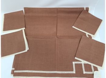 Belgian Table Linens For 4 , Unused