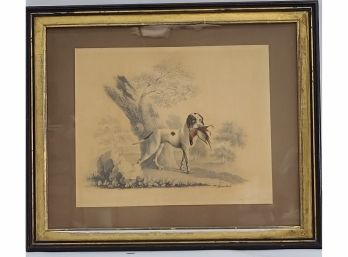 W. Gunton Signed, Graphite  & Watercolor 12x14'