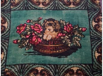 Double Sided Antique Carriage Blanket, Chase 50 X 60'