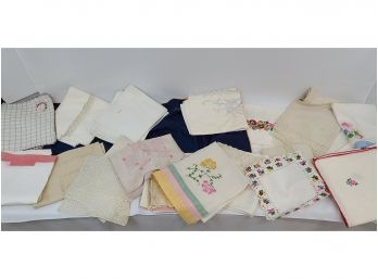 Large, Vintage Linen Lot