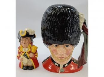 Royal Doulton Large And Small Character Jugs