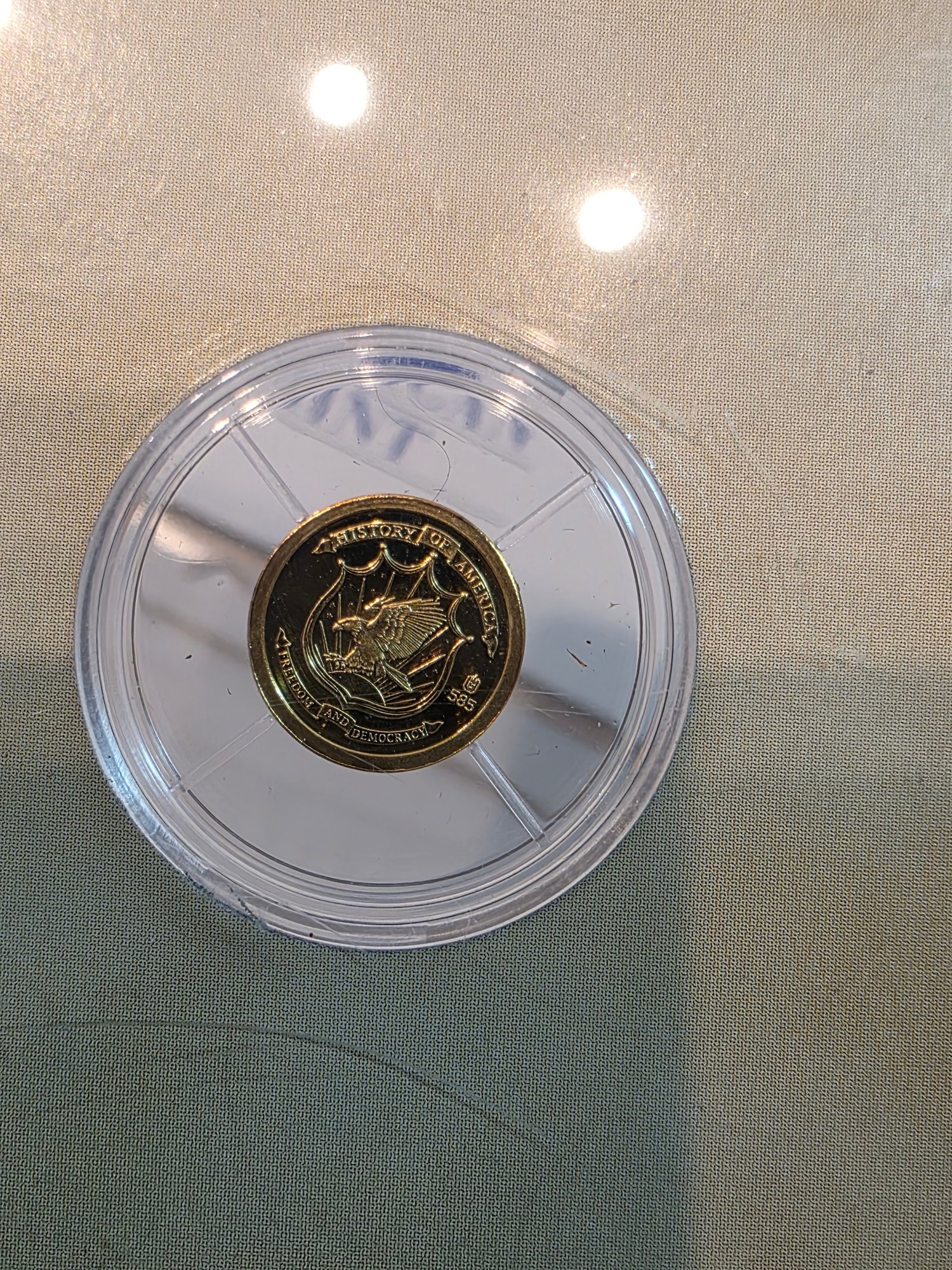 American Mint 14k Gold Statue Of Liberty Coin #12643 | Auctionninja.com