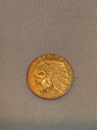 1908 Two And A Half Dollar Gold Coin