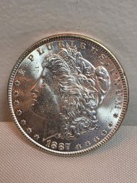 1887 Morgan Silver Dollar