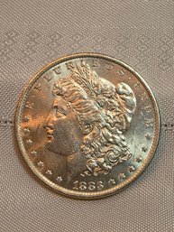 1883 O Morgan Silver Dollar
