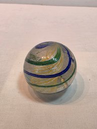 Antique Lattice Swirl Shooter Marble
