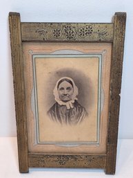 Old Cabinet Card Photo Of Mary Proctor Born 1781