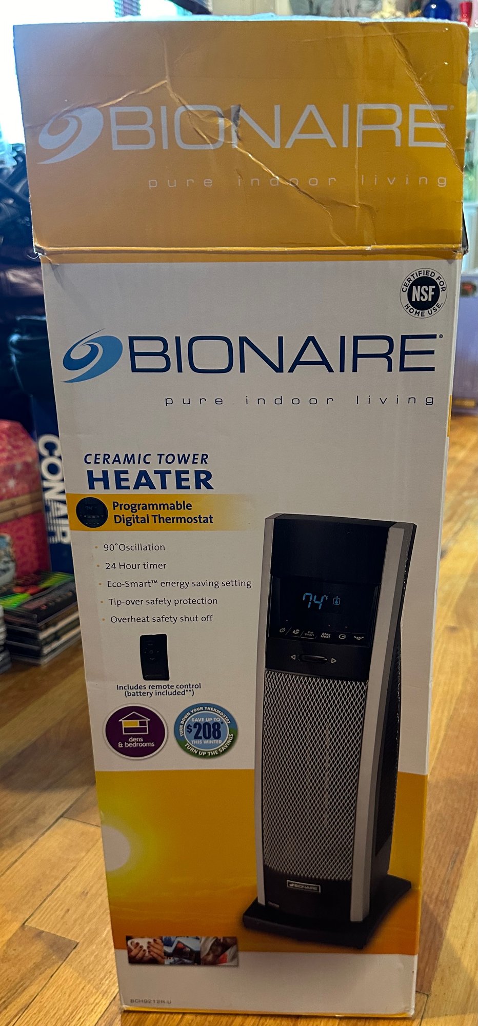 bionaire ceramic tower heater