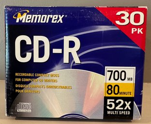 22 Sealed Memorex CD-R Discs