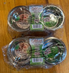 2 Sets Of New Silent Double Diner Pet Food Bowls