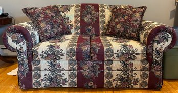 2 Cushion Love Seat Floral Design T.L. Bayne Co.