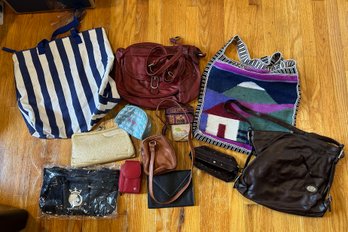 Lot Of 13 Purses, Coin Purses, & Bags