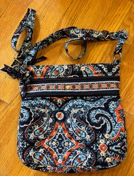 Vera Bradley Quilted Paisley Print Purse