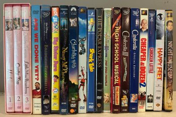 #1 Lot Of 17 Children's DVDs