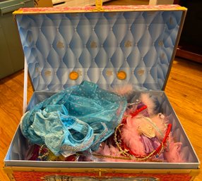 Fairytale Wonderland Chest Filled W/ Little Girls Dress Up Pieces