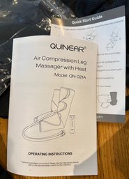Quinear Air Compression Leg Massagers With Heat Model QN-021A
