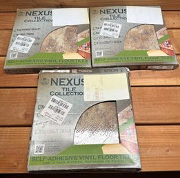 Nexus Adhesive Vinyl Floor Tile Lot