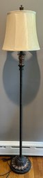 Floor Lamp W/ Flower Base