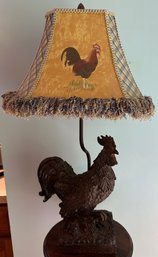 Resin Rooster Table Lamp