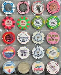 #4 - 20pc Obsolete Casino Chips