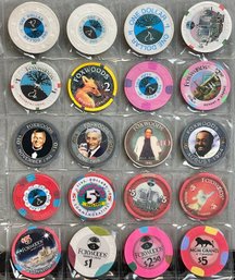 #5 - 20pc Obsolete Casino Chips