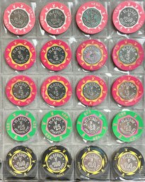 #6 - 20pc Obsolete Casino Chips - Playboy