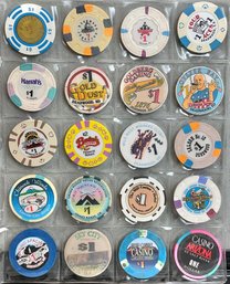 #8 - 20pc Obsolete Casino Chips