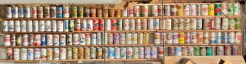 Large Wall Full Vintage Beer Cans