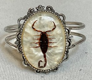 Cool Real Scorpion Cuff Bracelet