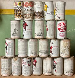 Vintage Iron City Beer Sports Related Cans