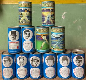 Vintage RC Cola & Caseys Lager Baseball Cans