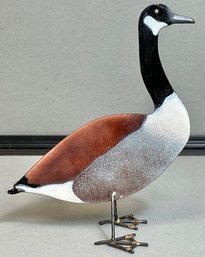 Vintage Bovano Enamel On Copper Goose